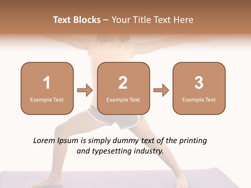 Female Closeup Close Up PowerPoint Template