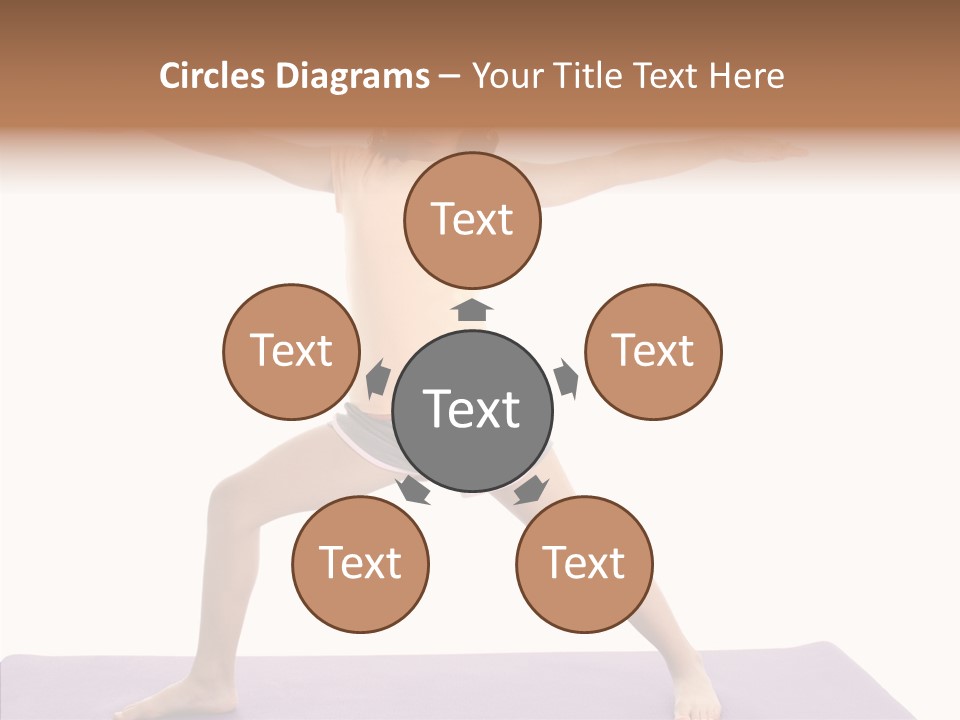 Female Closeup Close Up PowerPoint Template