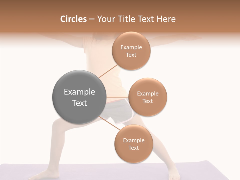 Female Closeup Close Up PowerPoint Template