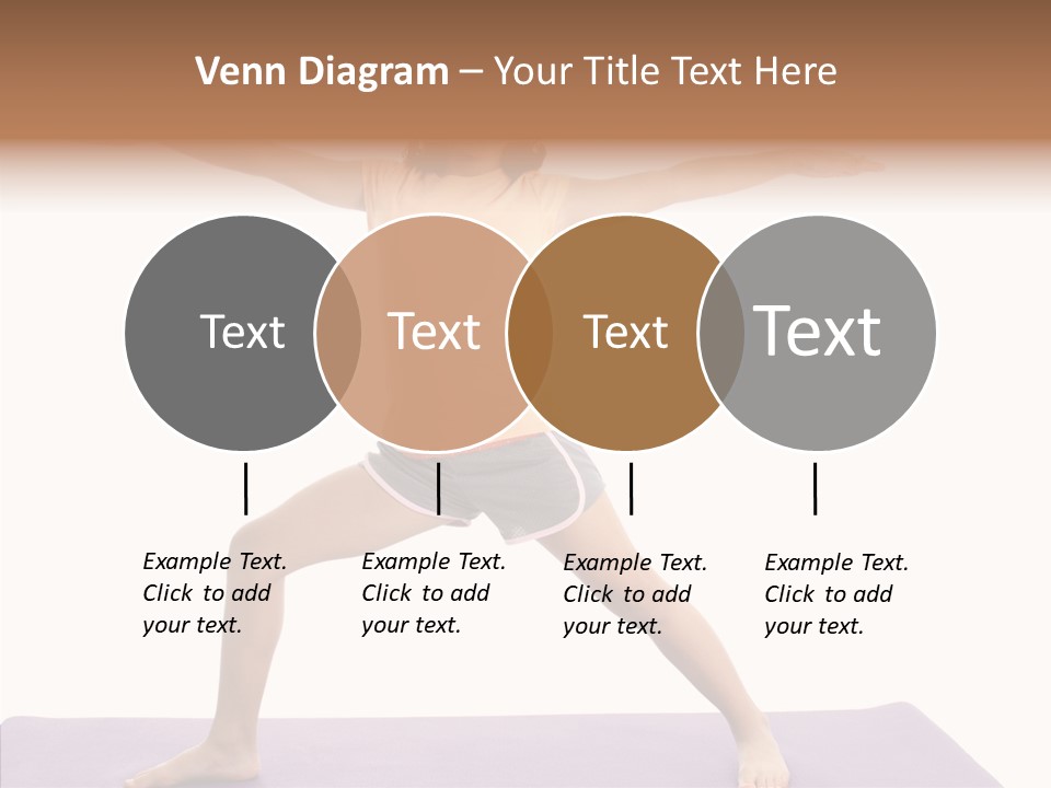 Female Closeup Close Up PowerPoint Template