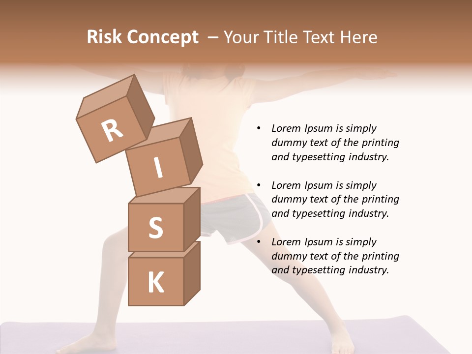 Female Closeup Close Up PowerPoint Template