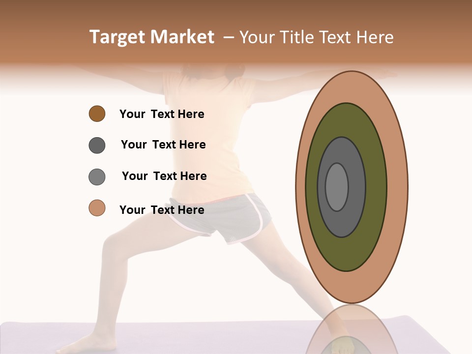 Female Closeup Close Up PowerPoint Template