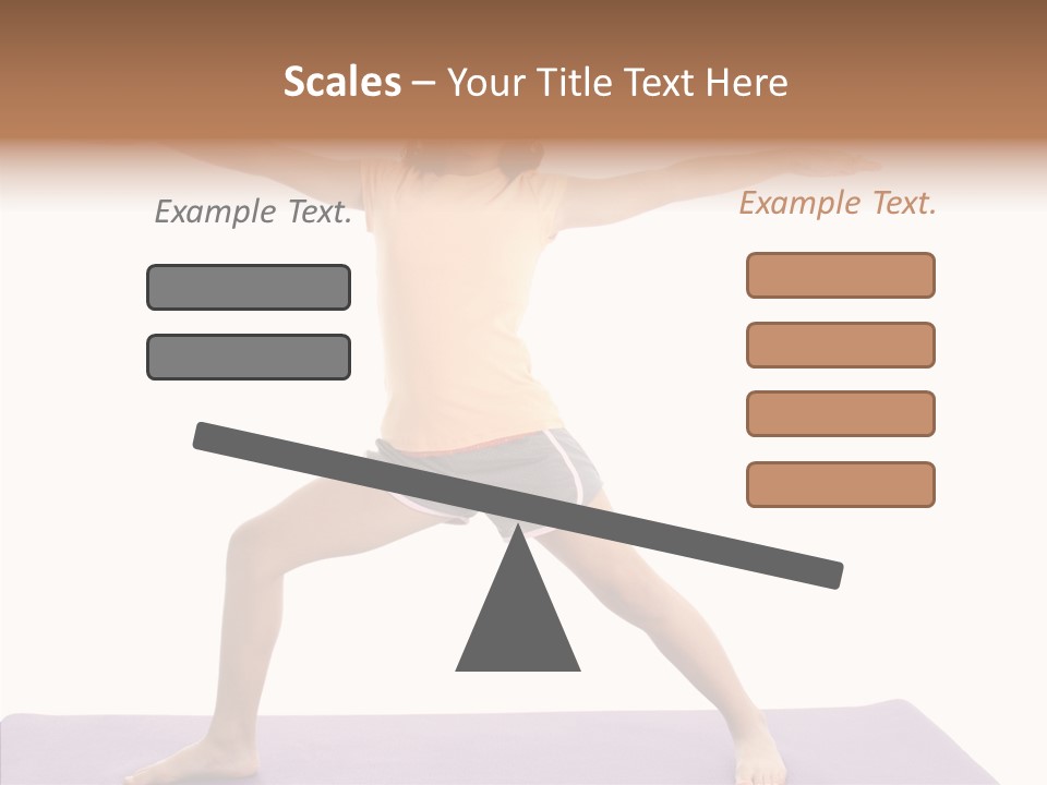 Female Closeup Close Up PowerPoint Template