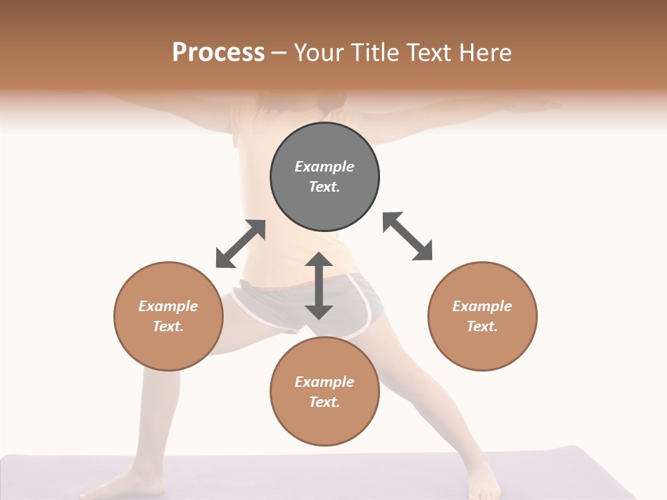 Female Closeup Close Up PowerPoint Template