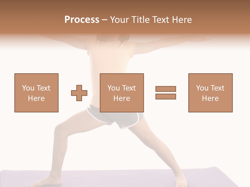 Female Closeup Close Up PowerPoint Template