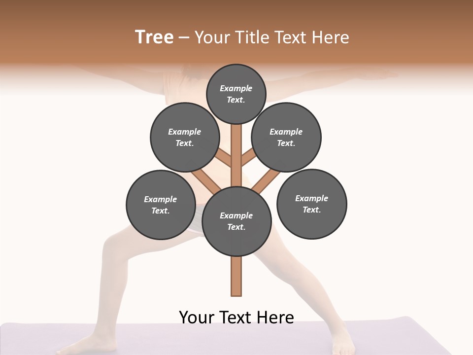 Female Closeup Close Up PowerPoint Template