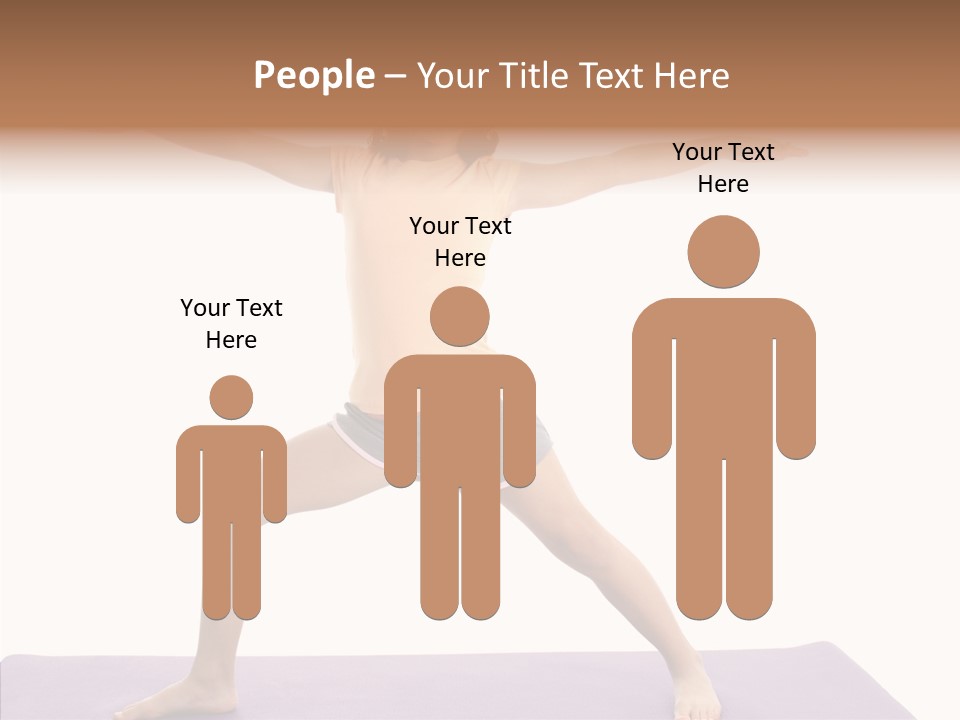 Female Closeup Close Up PowerPoint Template