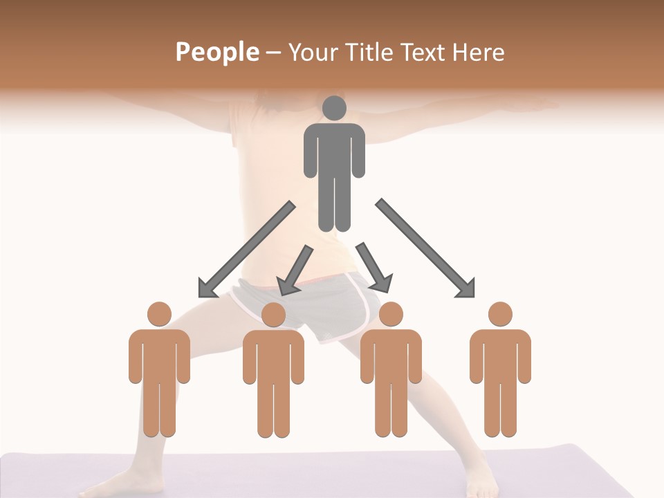 Female Closeup Close Up PowerPoint Template