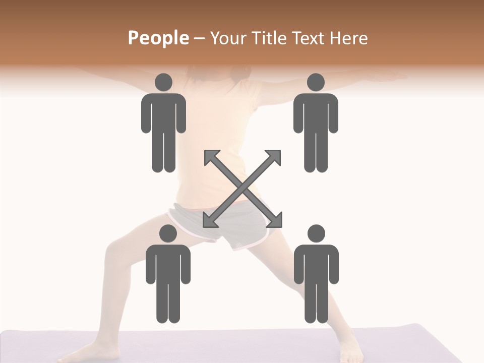 Female Closeup Close Up PowerPoint Template