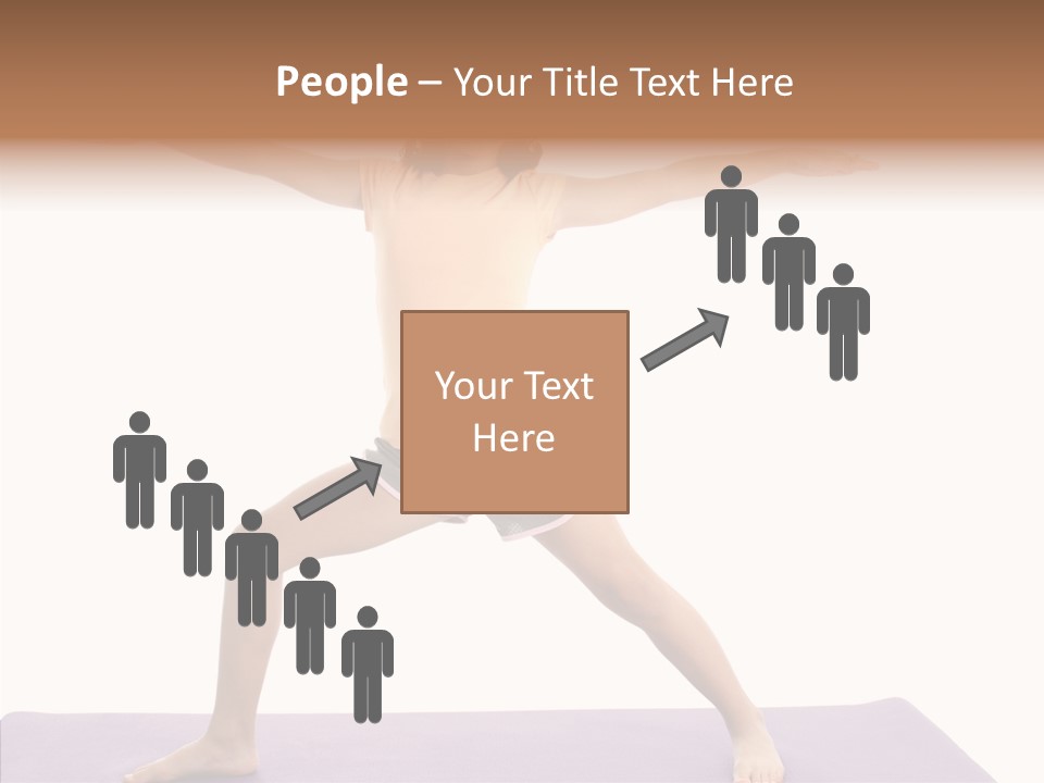 Female Closeup Close Up PowerPoint Template