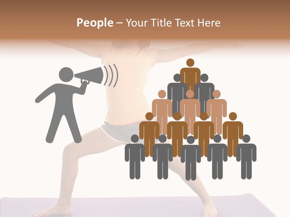 Female Closeup Close Up PowerPoint Template