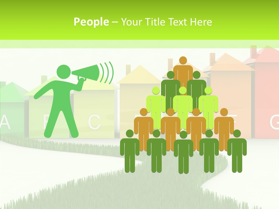 Assistance Old Finger PowerPoint Template