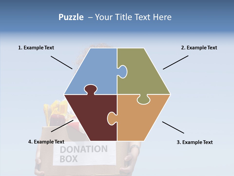 Helping Hand Young Assist PowerPoint Template