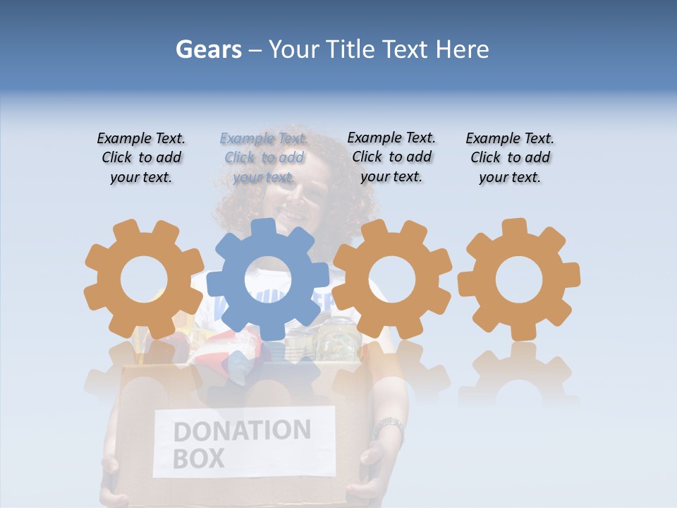 Helping Hand Young Assist PowerPoint Template