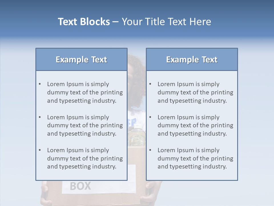 Helping Hand Young Assist PowerPoint Template