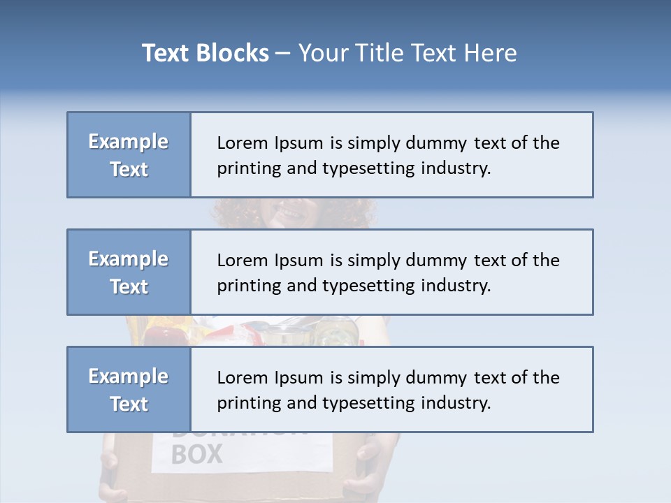 Helping Hand Young Assist PowerPoint Template