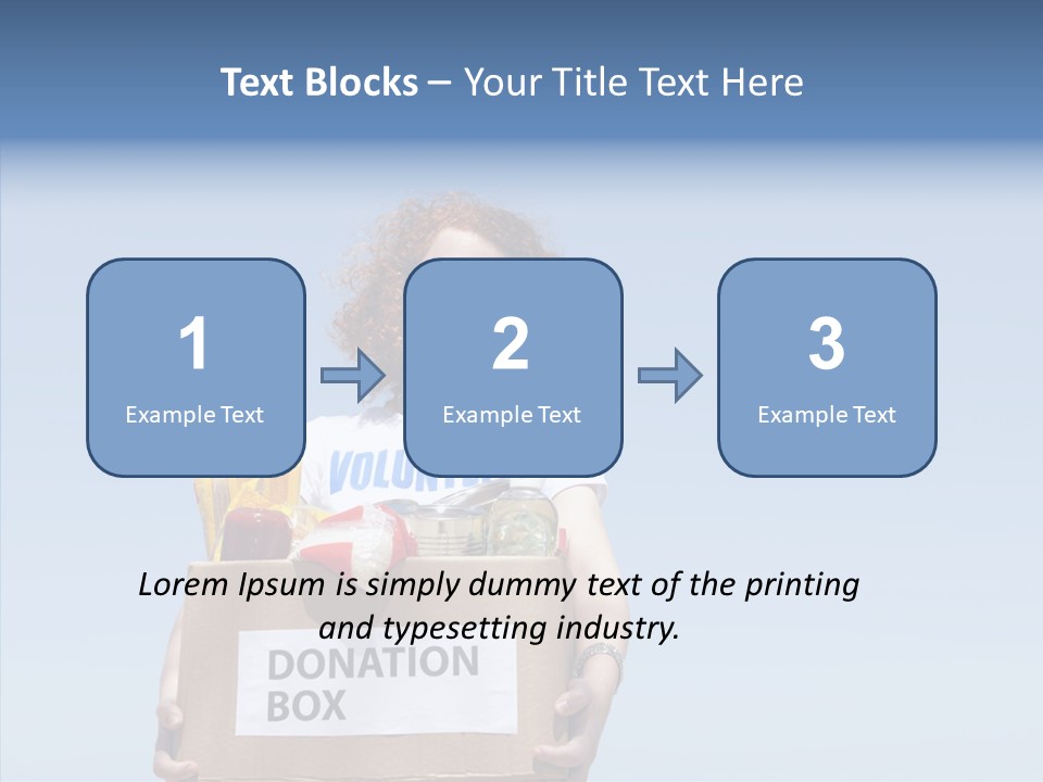 Helping Hand Young Assist PowerPoint Template