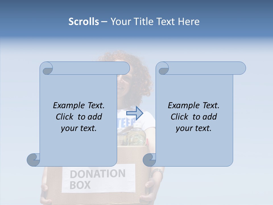 Helping Hand Young Assist PowerPoint Template
