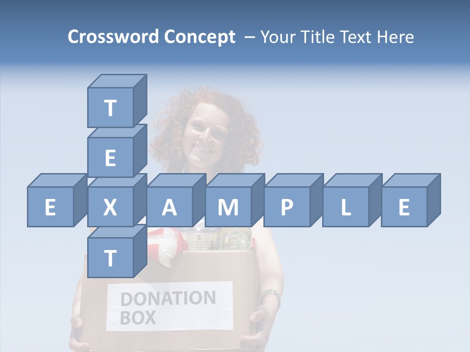 Helping Hand Young Assist PowerPoint Template