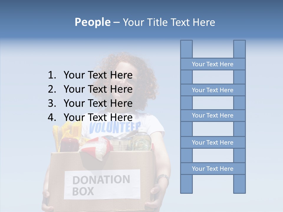 Helping Hand Young Assist PowerPoint Template