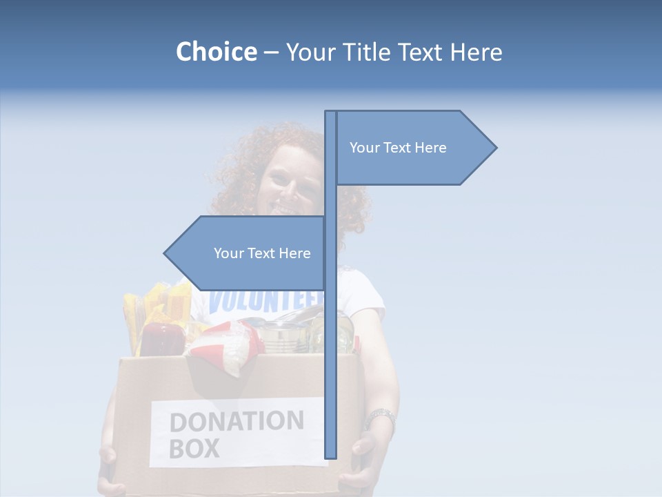 Helping Hand Young Assist PowerPoint Template