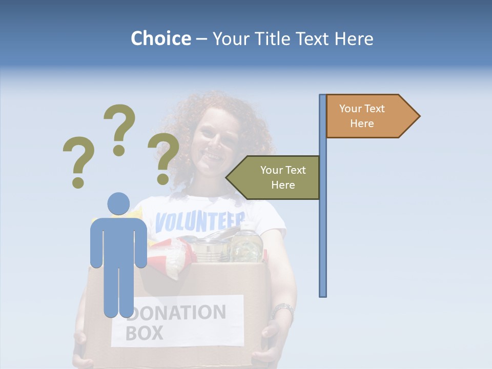 Helping Hand Young Assist PowerPoint Template