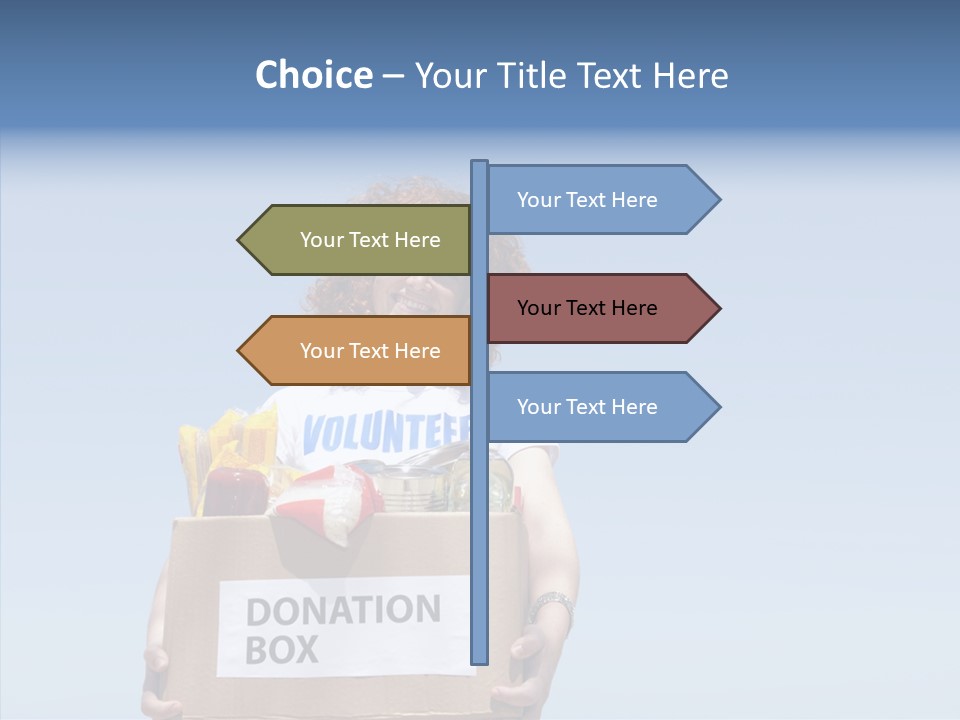 Helping Hand Young Assist PowerPoint Template
