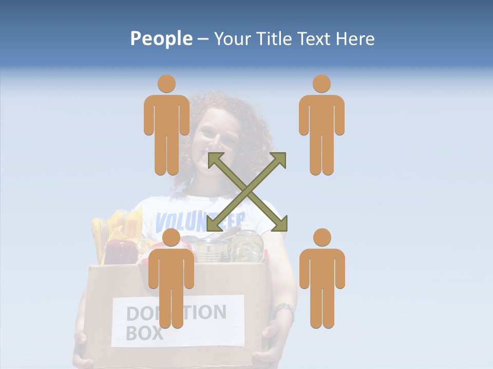 Helping Hand Young Assist PowerPoint Template