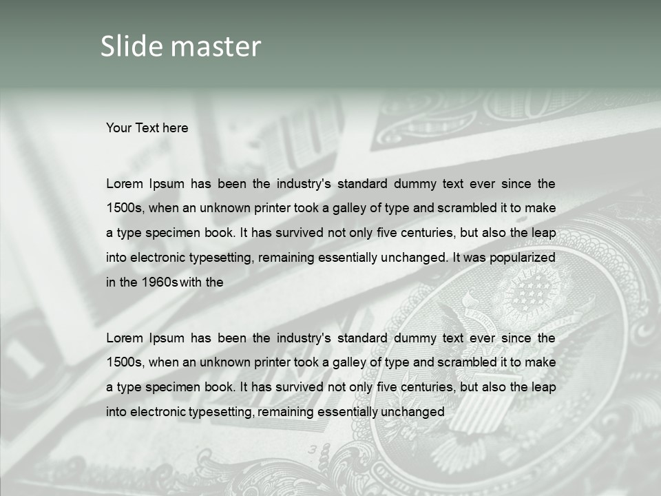 Assistance Finger Elder PowerPoint Template