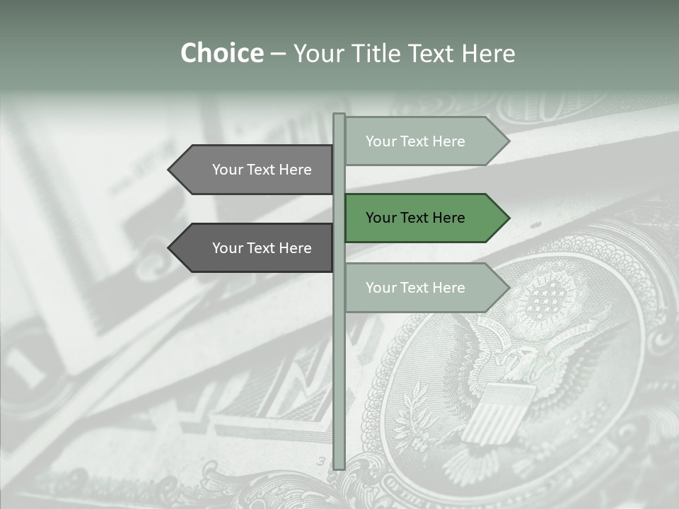 Assistance Finger Elder PowerPoint Template