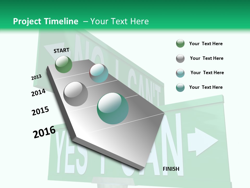 Togetherness White Hand PowerPoint Template