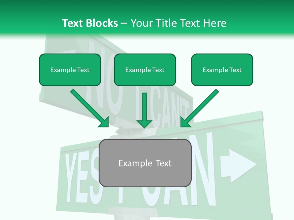 Togetherness White Hand PowerPoint Template