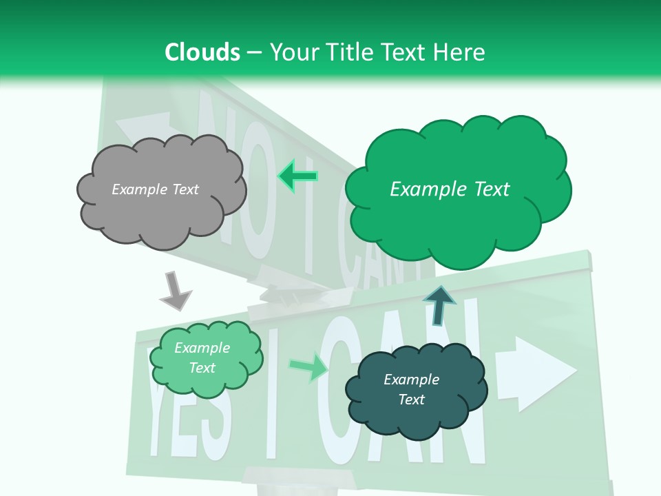 Togetherness White Hand PowerPoint Template