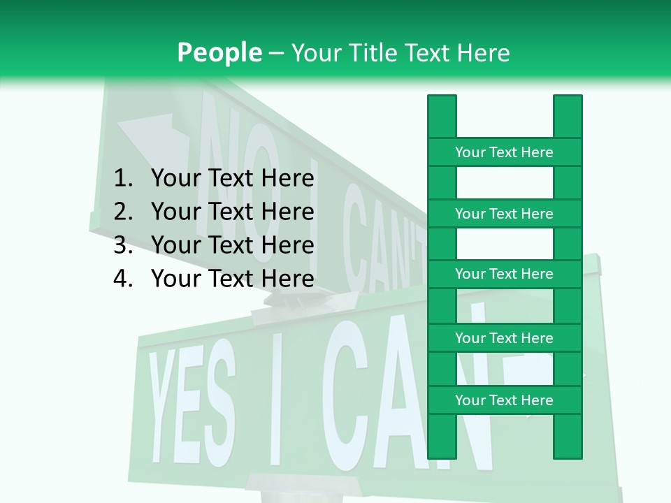 Togetherness White Hand PowerPoint Template