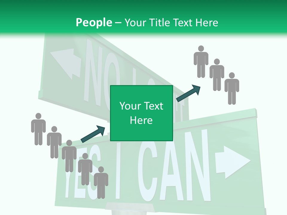 Togetherness White Hand PowerPoint Template