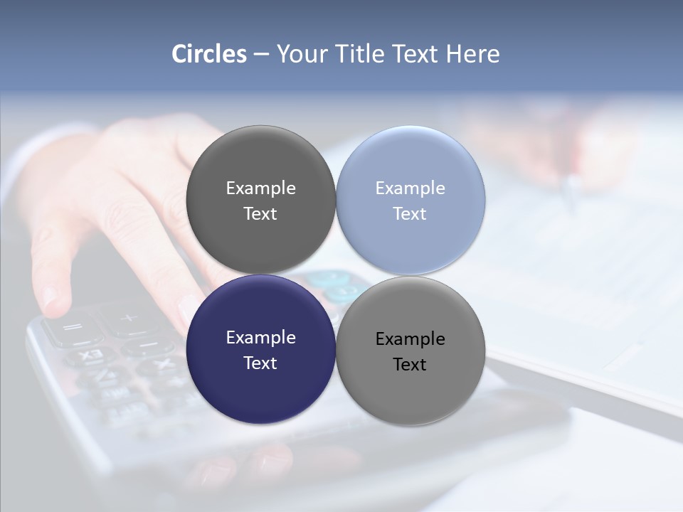 Female Aging Senior PowerPoint Template