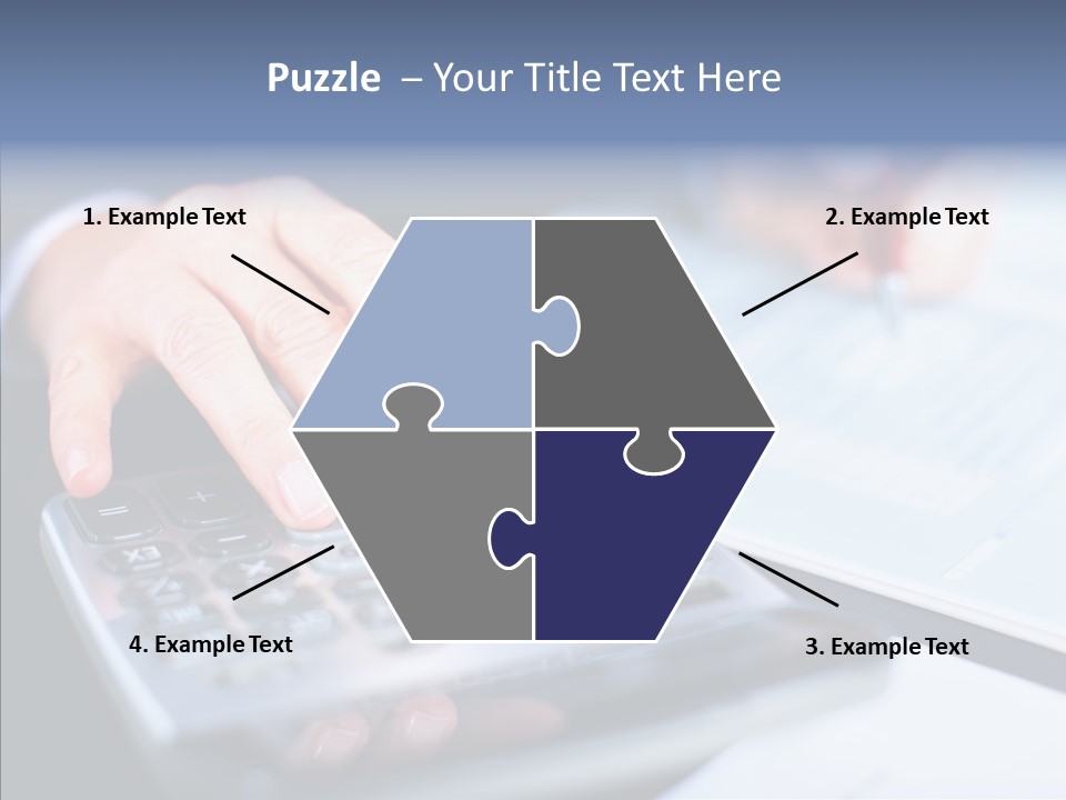 Female Aging Senior PowerPoint Template