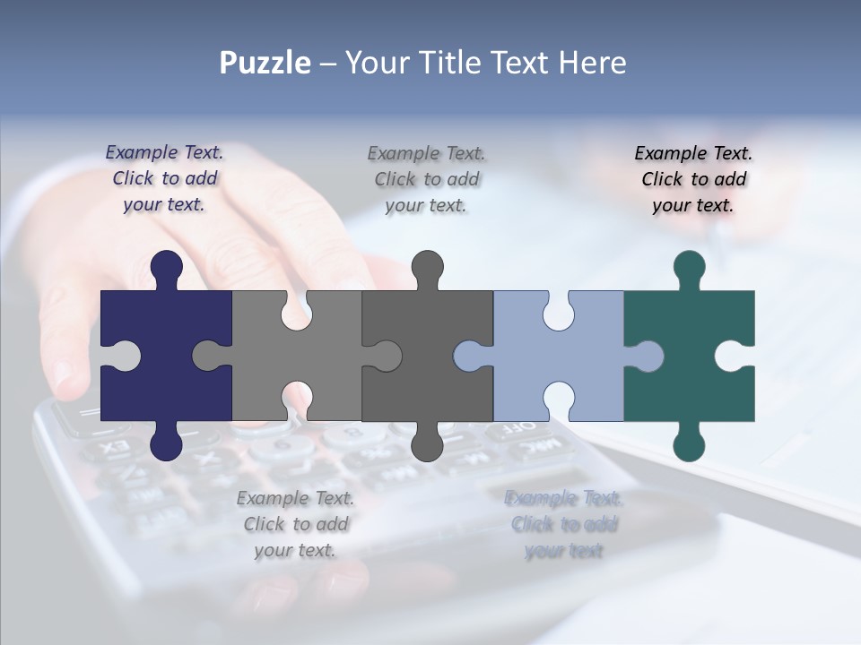 Female Aging Senior PowerPoint Template