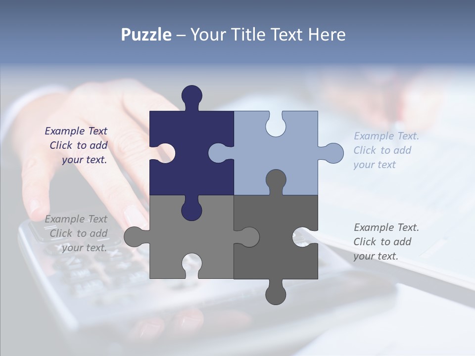 Female Aging Senior PowerPoint Template