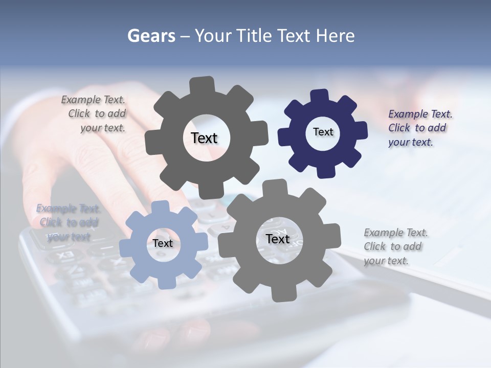 Female Aging Senior PowerPoint Template