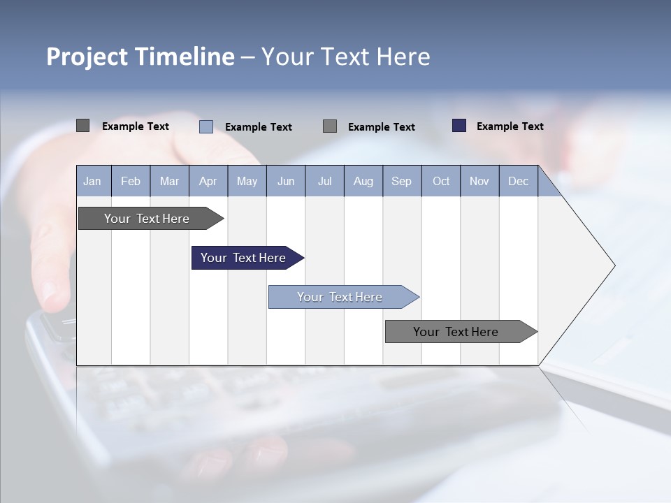 Female Aging Senior PowerPoint Template