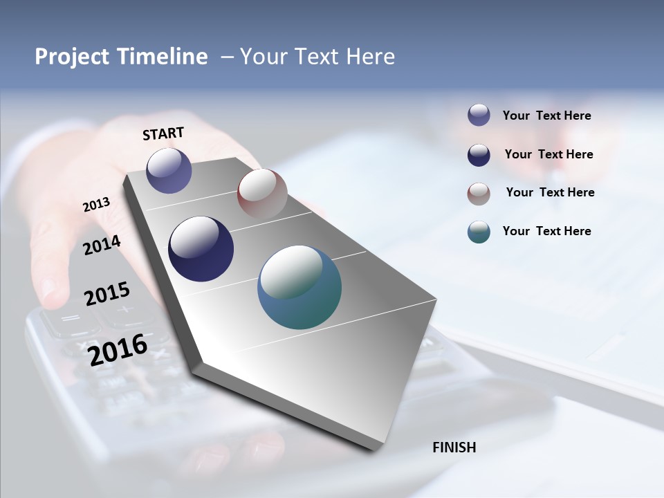 Female Aging Senior PowerPoint Template