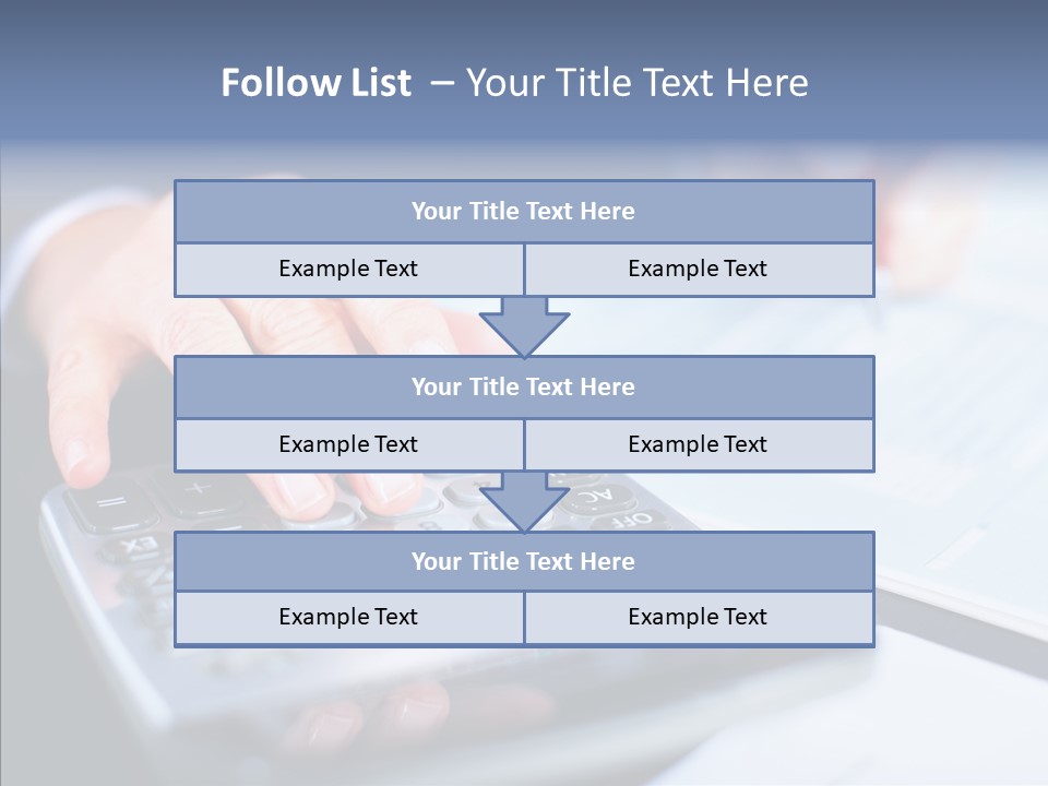 Female Aging Senior PowerPoint Template