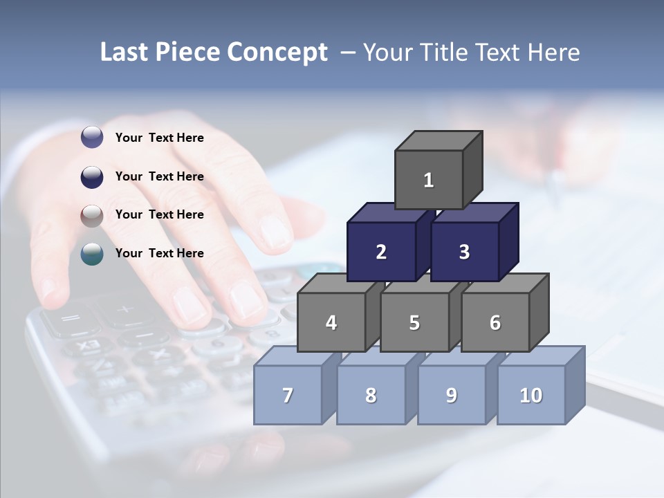 Female Aging Senior PowerPoint Template