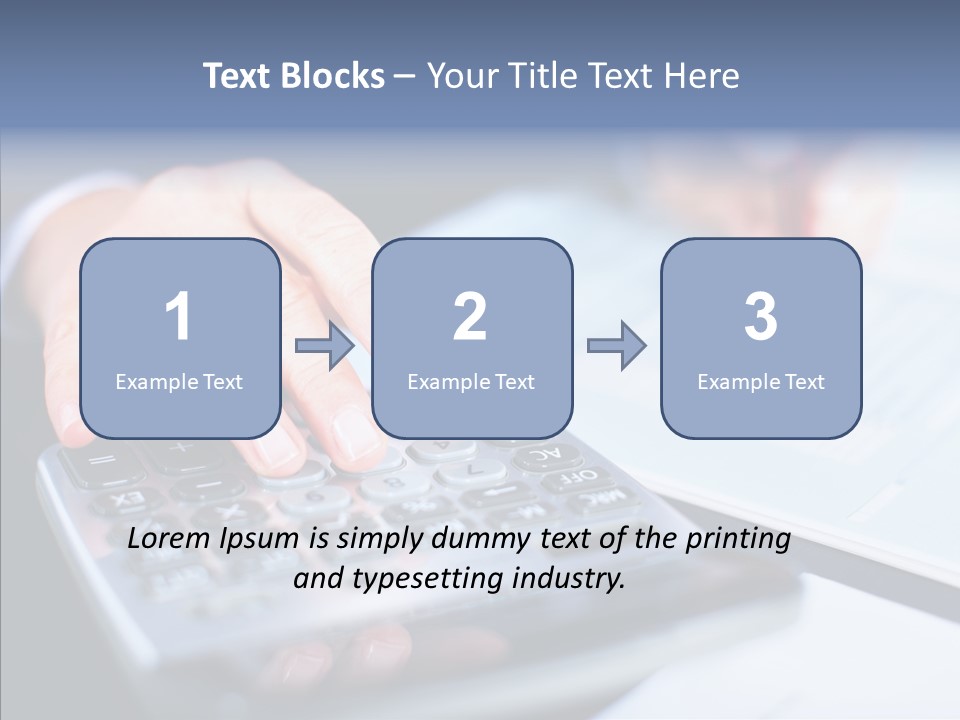 Female Aging Senior PowerPoint Template
