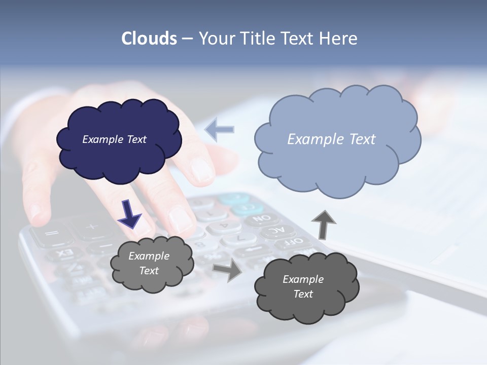 Female Aging Senior PowerPoint Template