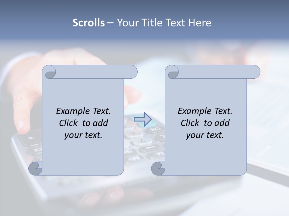 Female Aging Senior PowerPoint Template