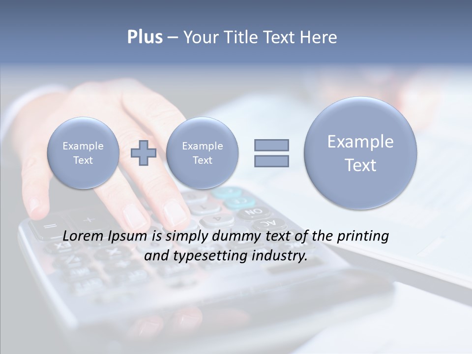 Female Aging Senior PowerPoint Template