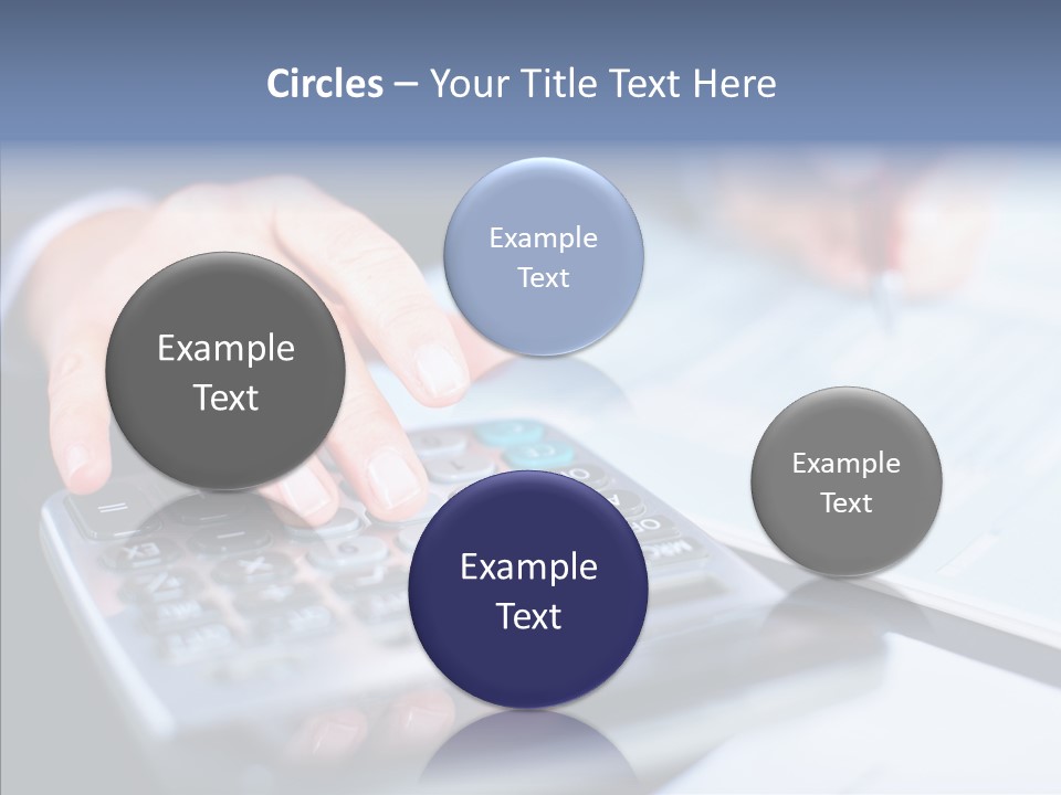 Female Aging Senior PowerPoint Template