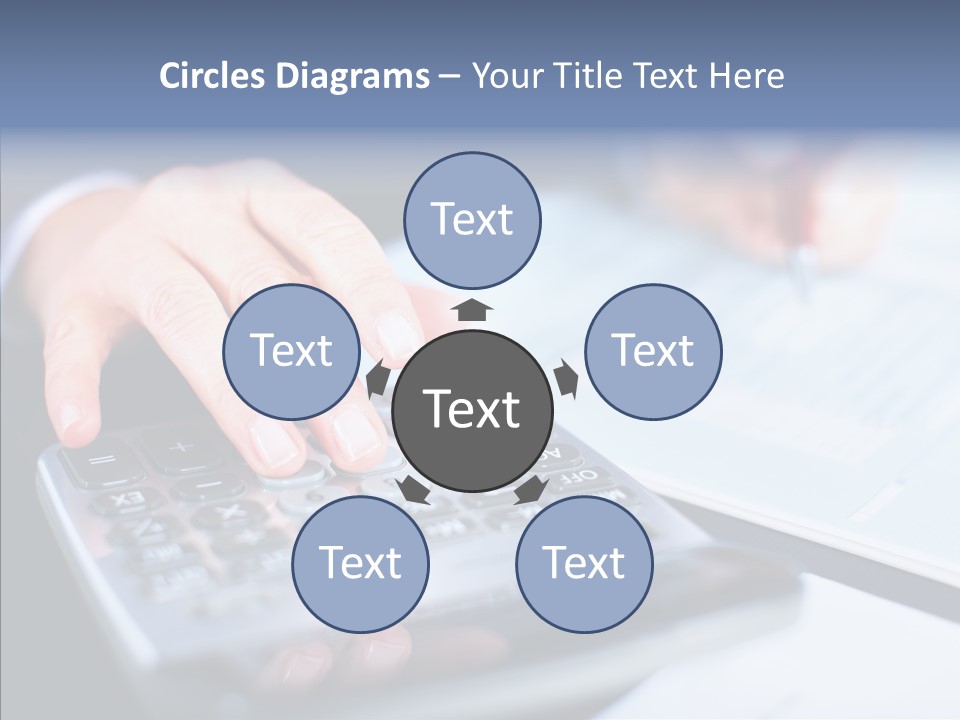 Female Aging Senior PowerPoint Template